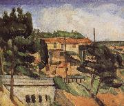 Paul Cezanne Railway Bridge oil painting artist